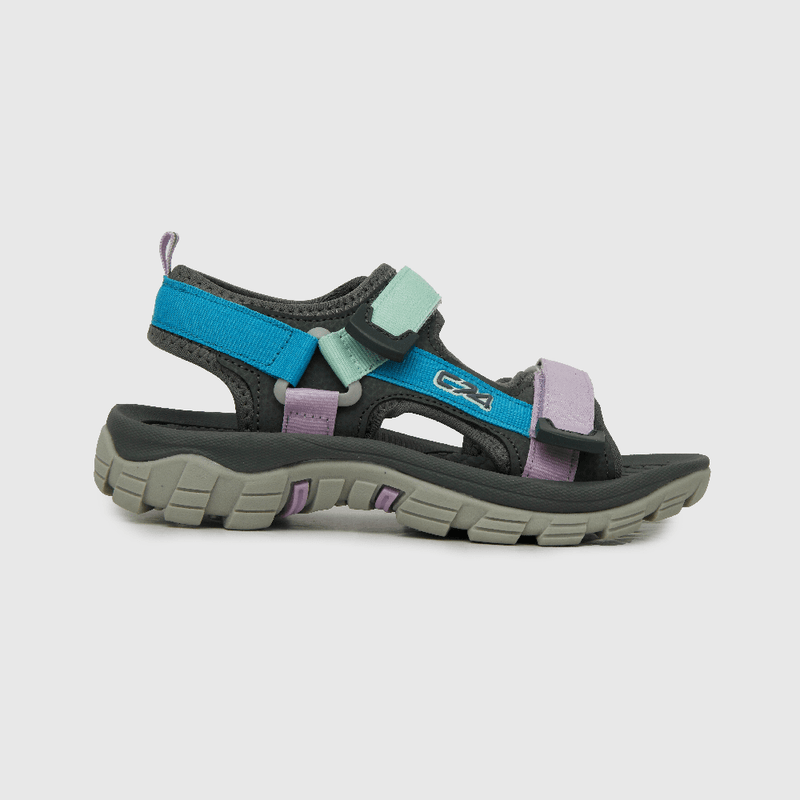 Sandalia de niña con velcro gris (28 a 36)
