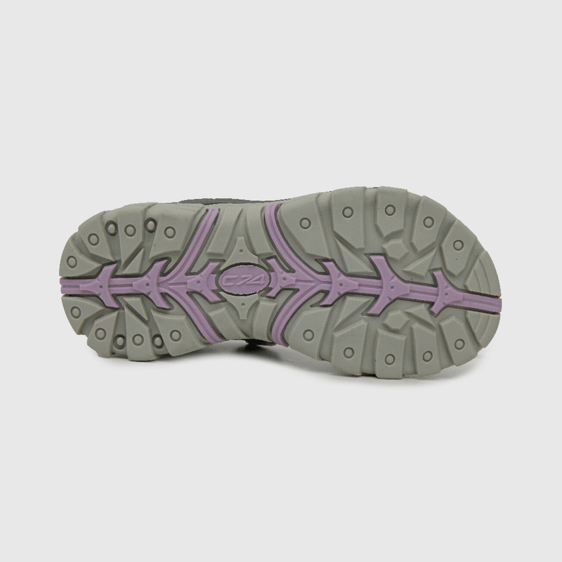 Sandalia de niña con velcro gris (28 a 36)