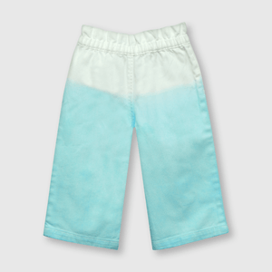 Jeans ancho de bebe niña azul (3 a 36 meses)