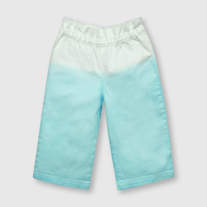 Jeans ancho de bebe niña azul (3 a 36 meses)