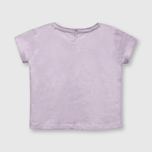 Polera de bebe niña dino violeta (3 a 36 meses)