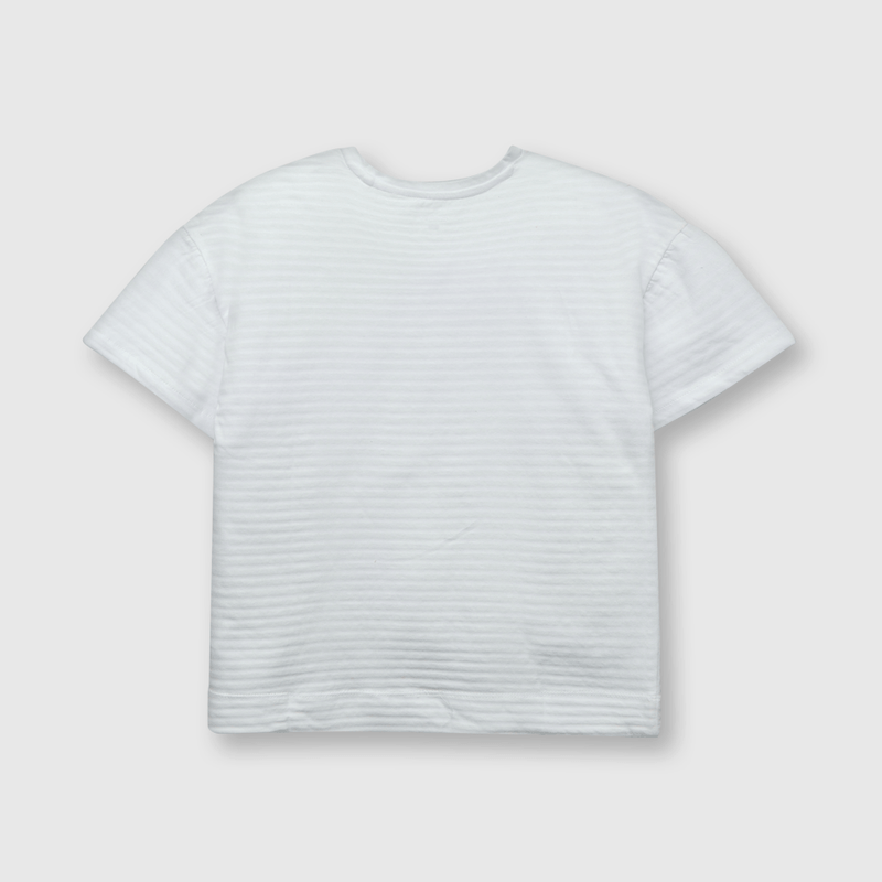Polera de niña beach blanca (2 a 12 años)