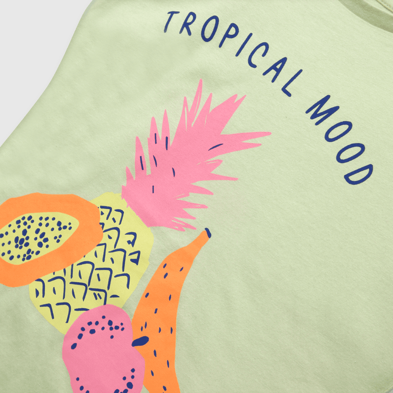 Polera de niña frutas lima (2 a 12 años)