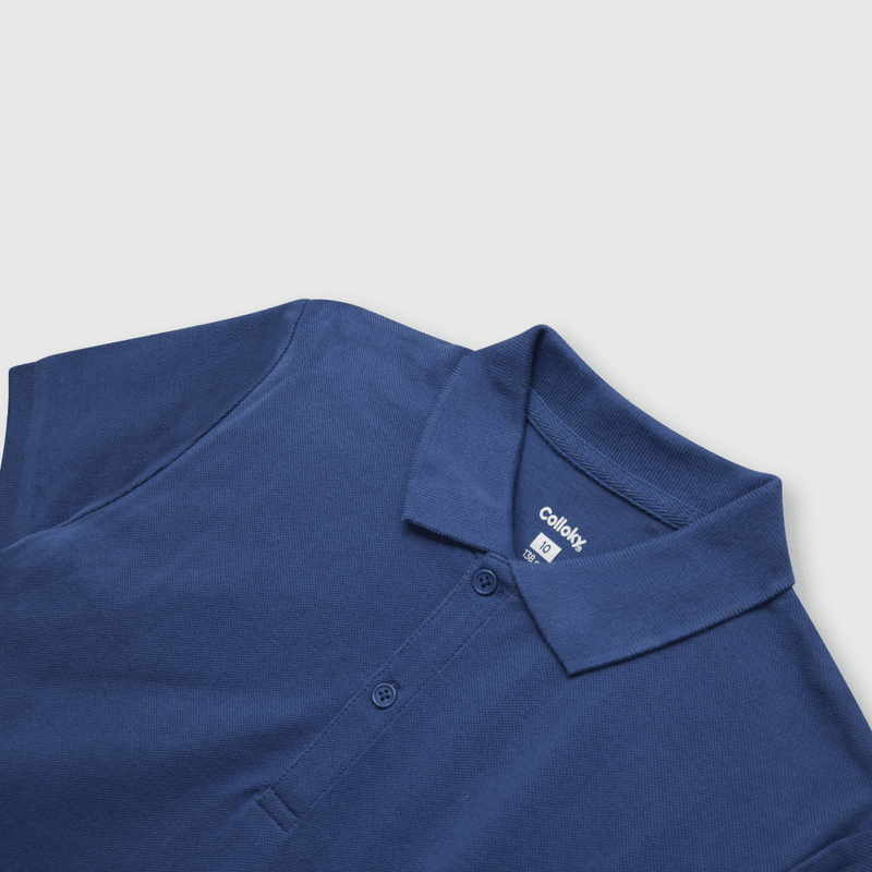 Polera de niño pique azul (2 a 12 años)