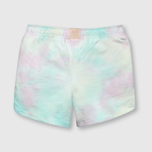 Short de bebe niña tie dyed rosado (3 a 36 meses)