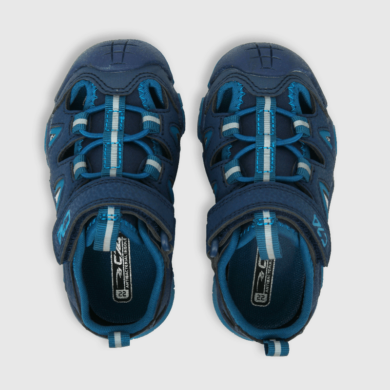 Sandalia de niño mesh lateral azul (21 a 27)