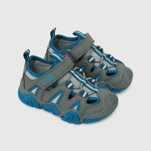 Sandalia de niño mesh lateral gris (21 a 27)