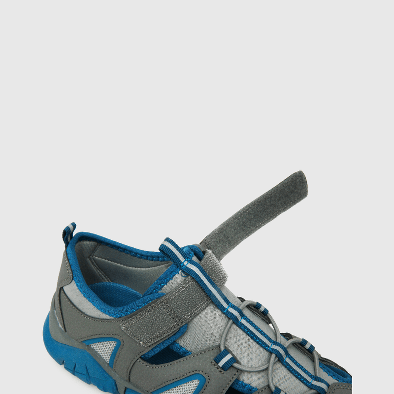 Sandalia de niño mesh lateral gris (28 a 36)