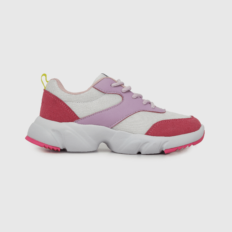 Zapatilla de niña chunky rosado (28 a 38)