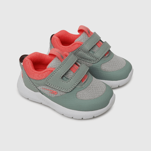 Zapatilla deportiva de niña caña baja gris (18 a 21)