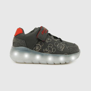 Zapatilla luces glow de niño negro (21 a 27)