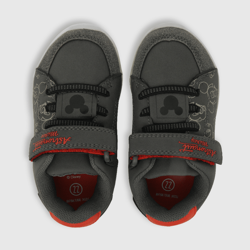 Zapatilla luces glow de niño negro (21 a 27)