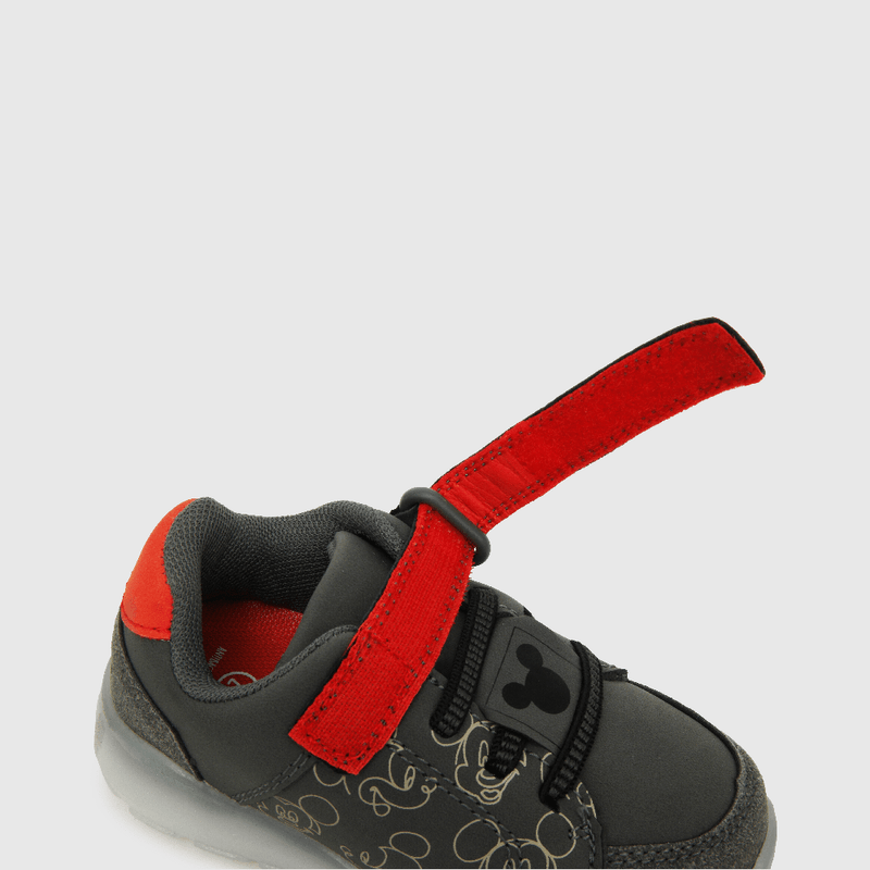 Zapatilla luces glow de niño negro (21 a 27)