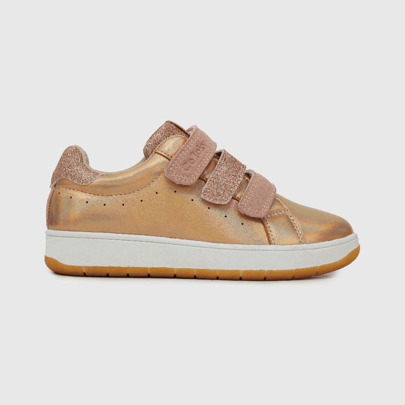 Zapatilla urbana de niña dos velcros rosado (28 a 38)