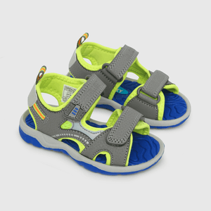Aqua de niño abierta 2 velcros gris (21 a 27)