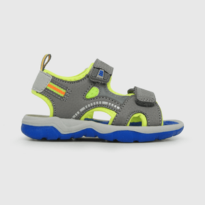 Aqua de niño abierta 2 velcros gris (21 a 27)