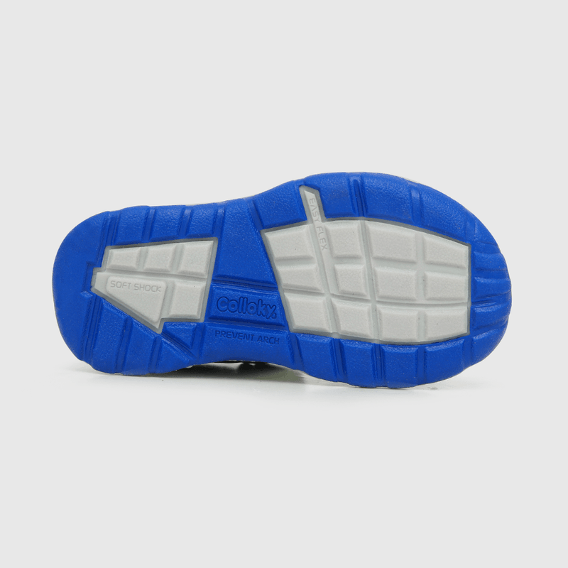 Aqua de niño abierta 2 velcros gris (21 a 27)