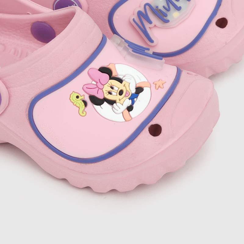 Sandalia de niña disney con luces rosado (21 a 27)