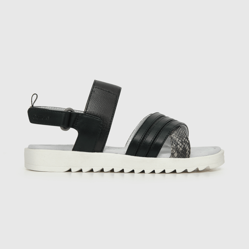 Sandalia de niña velcro negro (28 a 38)