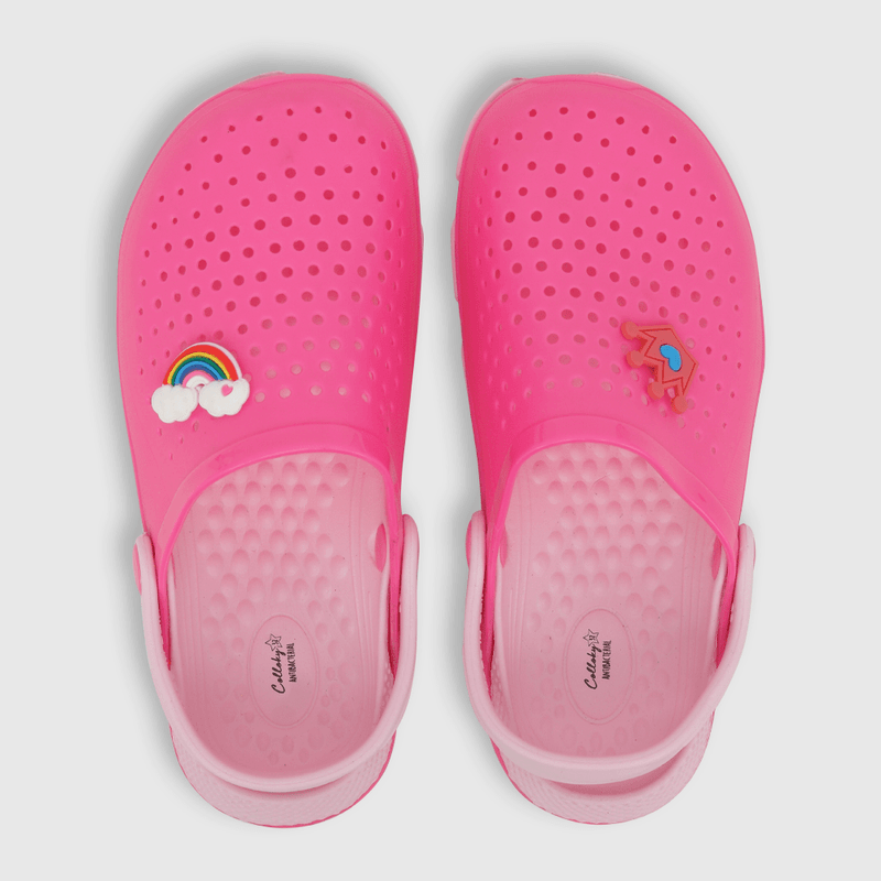 Sandalia pvc de niña playa rosado (28 a 33)