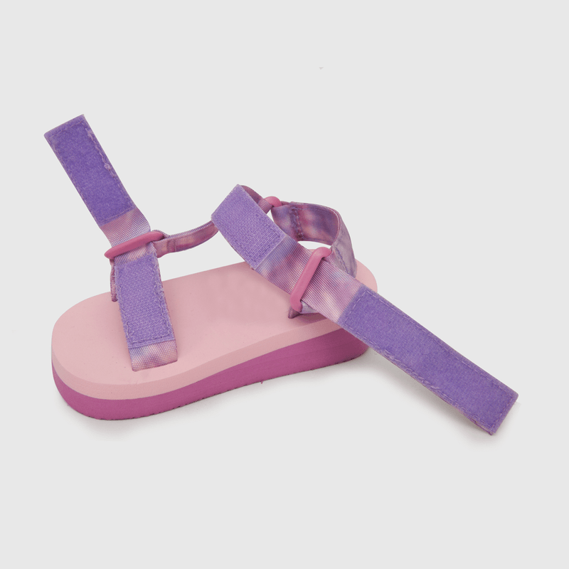 Aqua de niña tie dye morado (21 a 27)