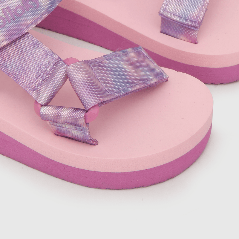 Aqua de niña tie dye morado (21 a 27)