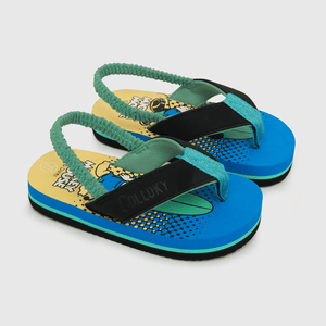 Hawaiana de niño Mickey y Donald azul (21 a 27)