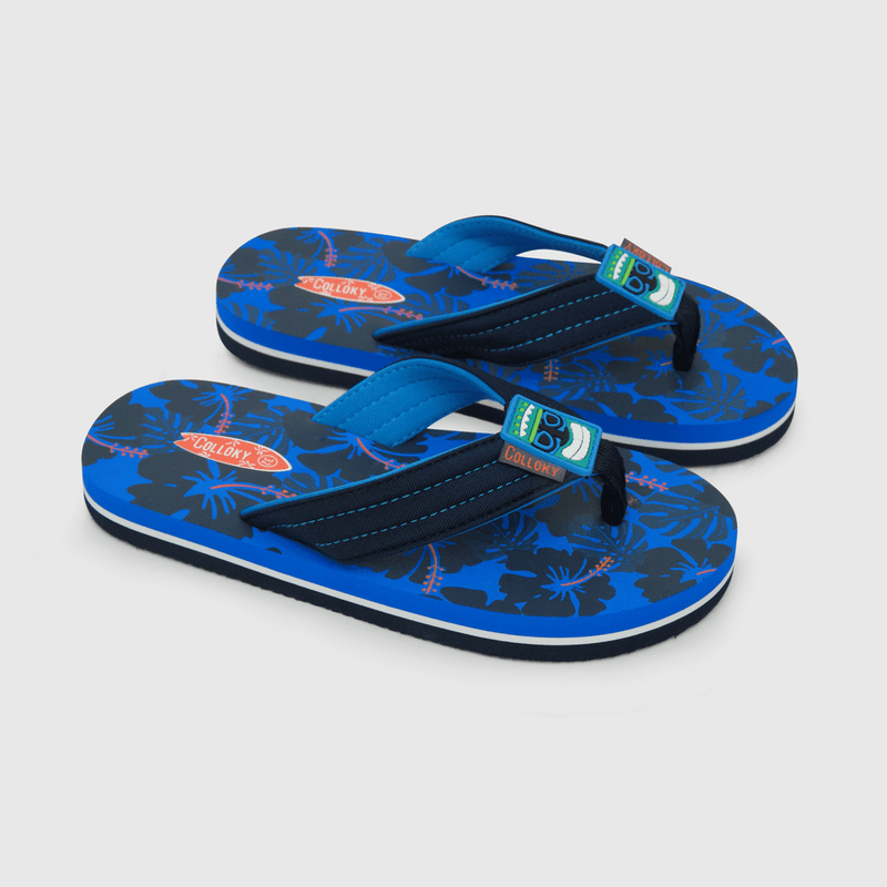 Hawaiana de niño print eva azul (28 a 38)