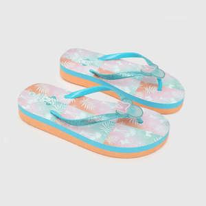 Hawaiana para niña glitter Minnie verde (28 a 36)