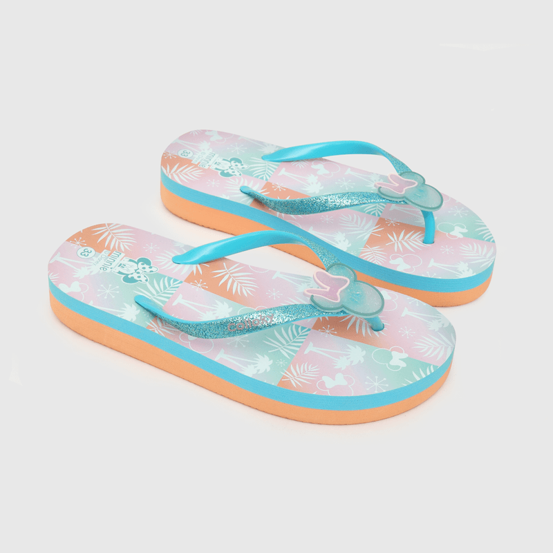 Hawaiana para niña glitter Minnie verde (28 a 36)
