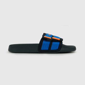 Pantinas de niño cintas textiles azul (28 a 38)