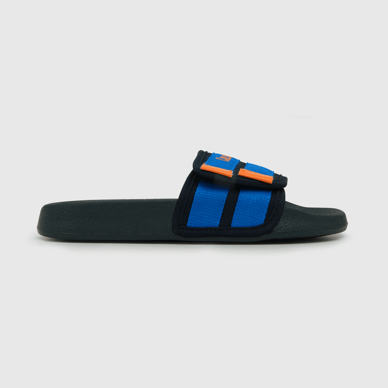 Pantinas de niño cintas textiles azul (28 a 38)