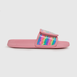 Pantinas de playa de niña rosado (28 a 38)