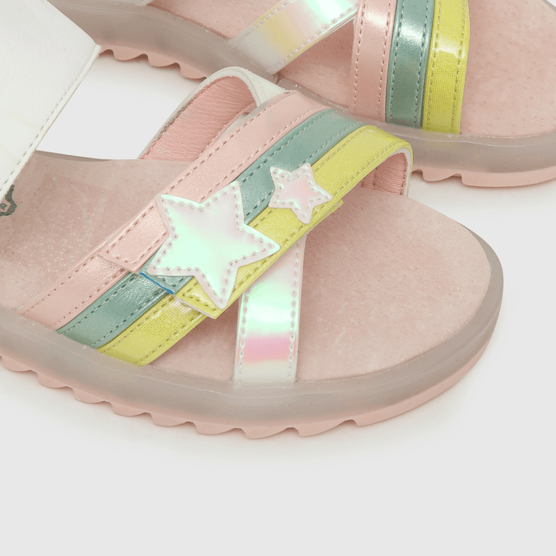 Sandalia con luces de niña blanco (28 a 36)