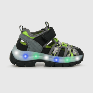 Sandalia con luces de niño negro (21 a 27)