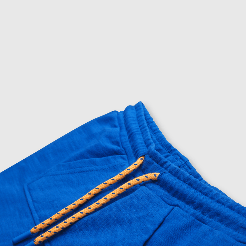 Bermuda de bebe niño con bolsillo azul (3 a 36 meses)