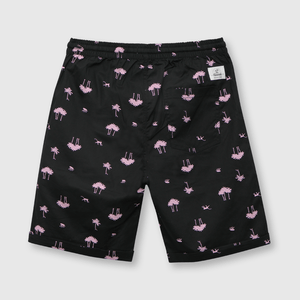 Bermuda de niño palmeras gris (2 a 12 años)