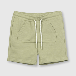 Bermuda de niño punto color verde (3 a 36 meses)