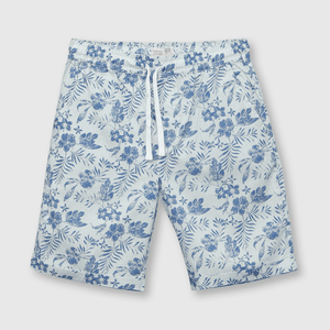 Bermuda de niño tropical azul (2 a 12 años)