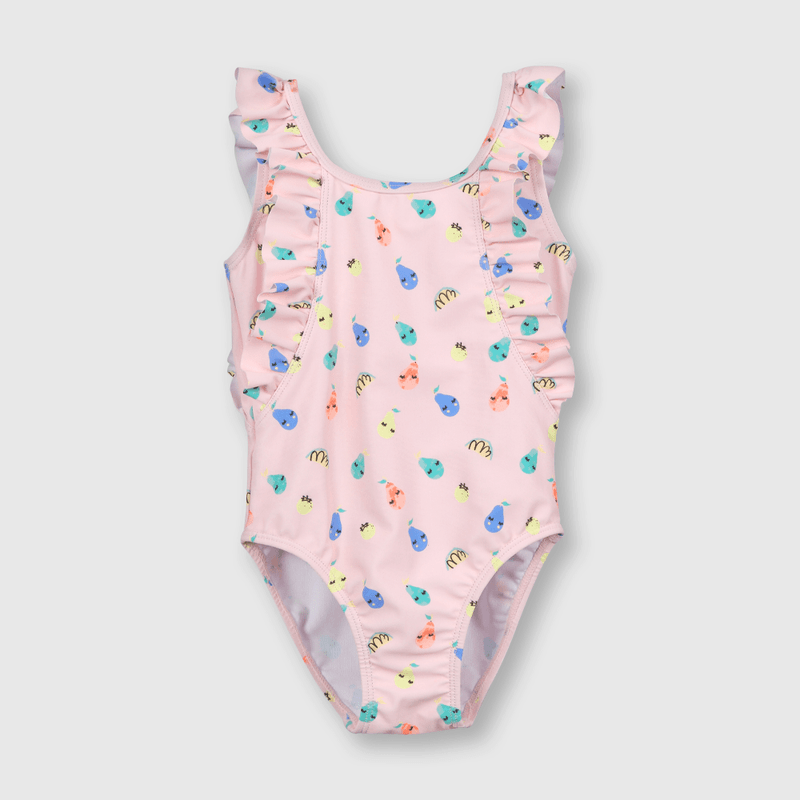 Traje de baño de bebé niña con filtro UV rosado (3 a 36 meses)
