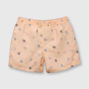 Traje de baño de niño protección UV estampado naranjo (2 a 12 años)