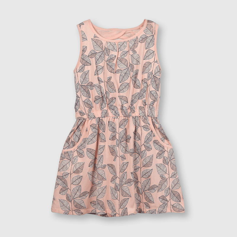 Vestido de niña playa rosado (2 a 12 años)