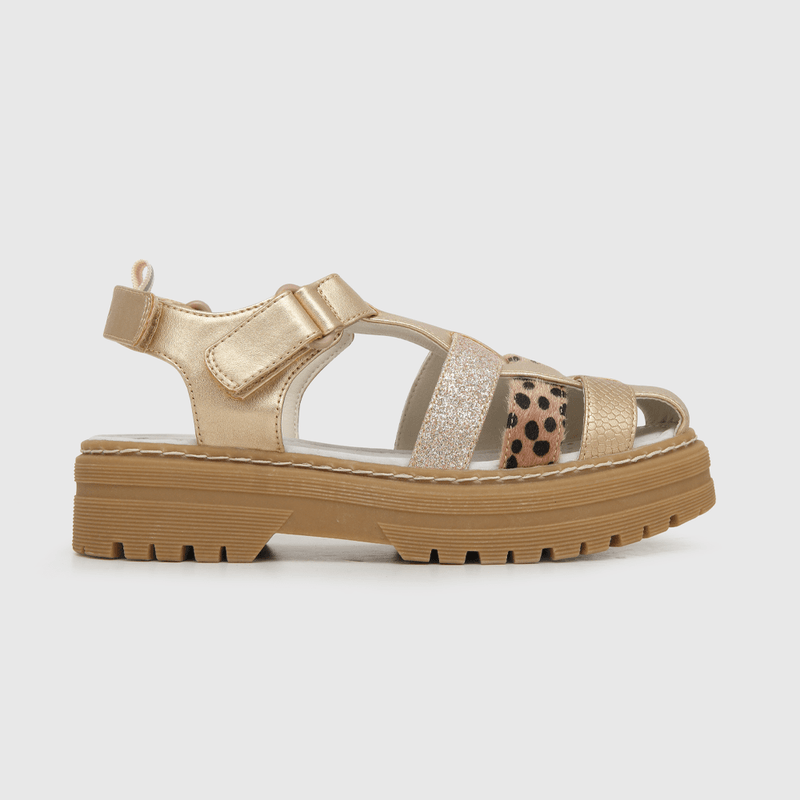 Sandalia de niña velcro rosado (28 a 38)