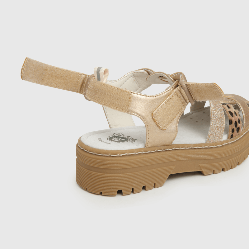Sandalia de niña velcro rosado (28 a 38)