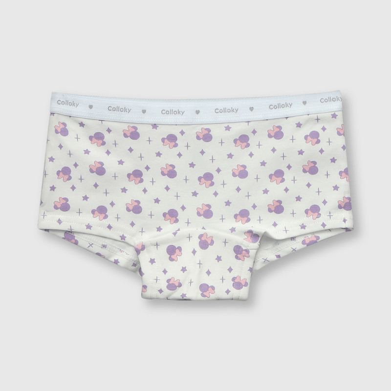 Calzón de niña 3 pack Minnie lila (2 a 12 años)