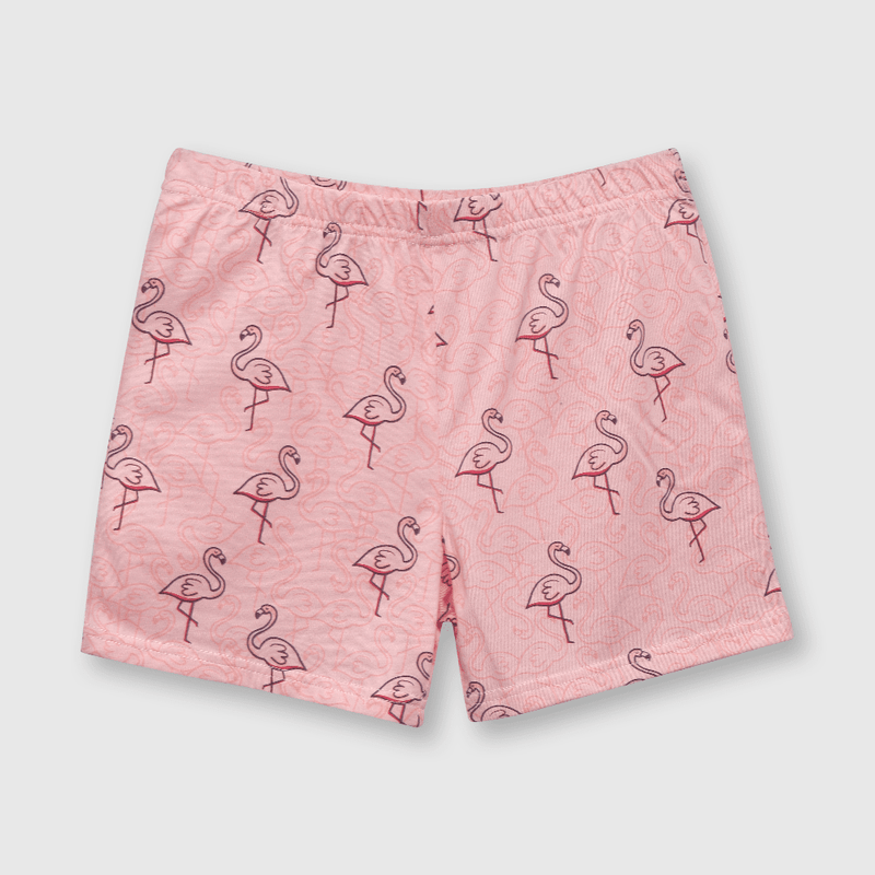 Pijama de niña algodón rosado (2 a 12 años)