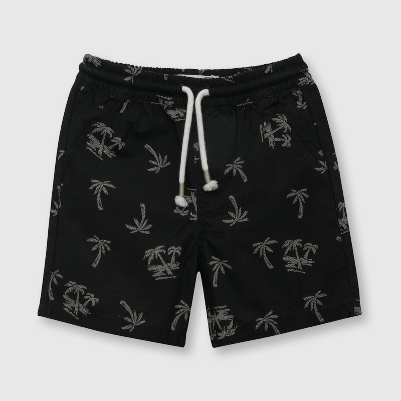 Bermuda de bebe niño estampado gris (3 a 36 meses)