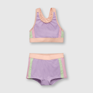Bikini de niña con filtro UV lila (2 a 12 años)