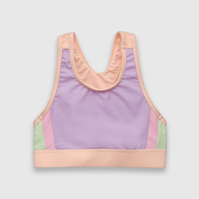 Bikini de niña con filtro UV lila (2 a 12 años)