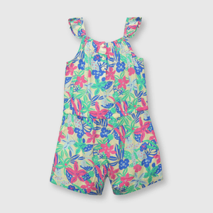 Entero de bebé niña tropical amarillo (3 a 36 meses)